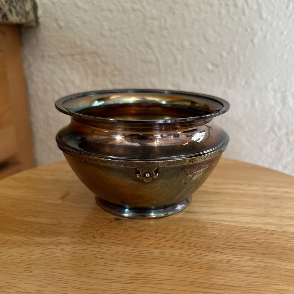 Vintage Metal Bowl Art Deco Silver-Plated Style Wilcox S.P. CO. N7015